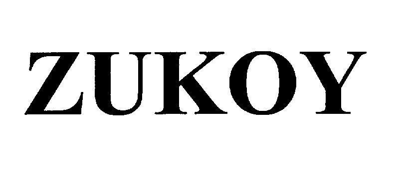 Mẫu nhãn hiệu ZUKOY