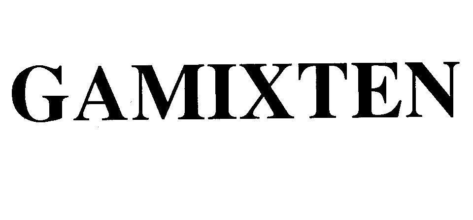 Mẫu nhãn hiệu GAMIXTEN