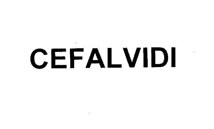 Mẫu nhãn hiệu CEFALVIDI