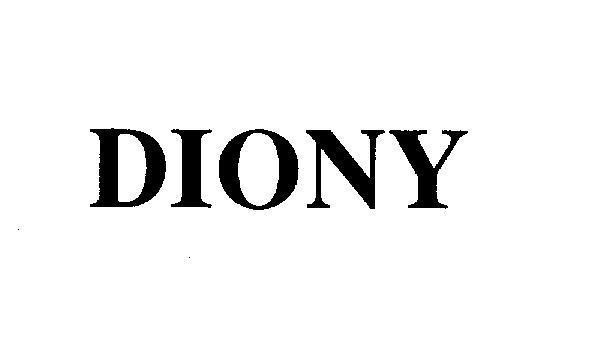 Mẫu nhãn hiệu DIONY