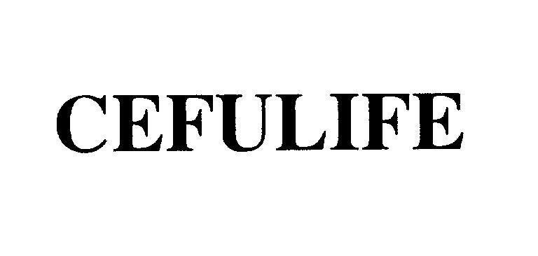 Mẫu nhãn hiệu CEFULIFE