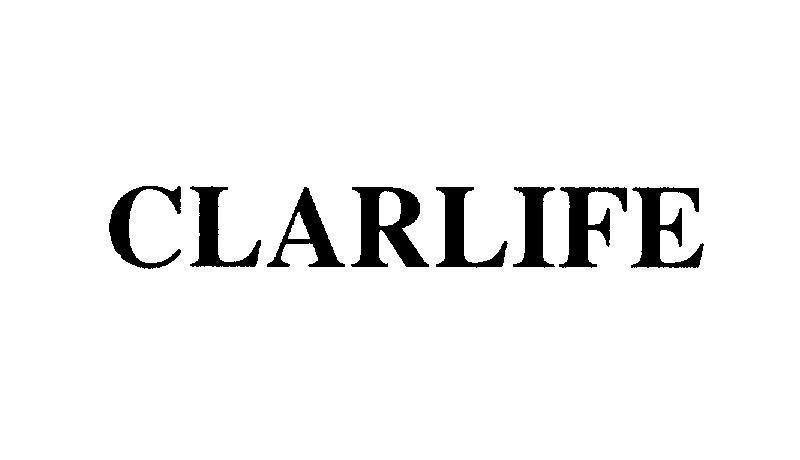 Mẫu nhãn hiệu CLARLIFE