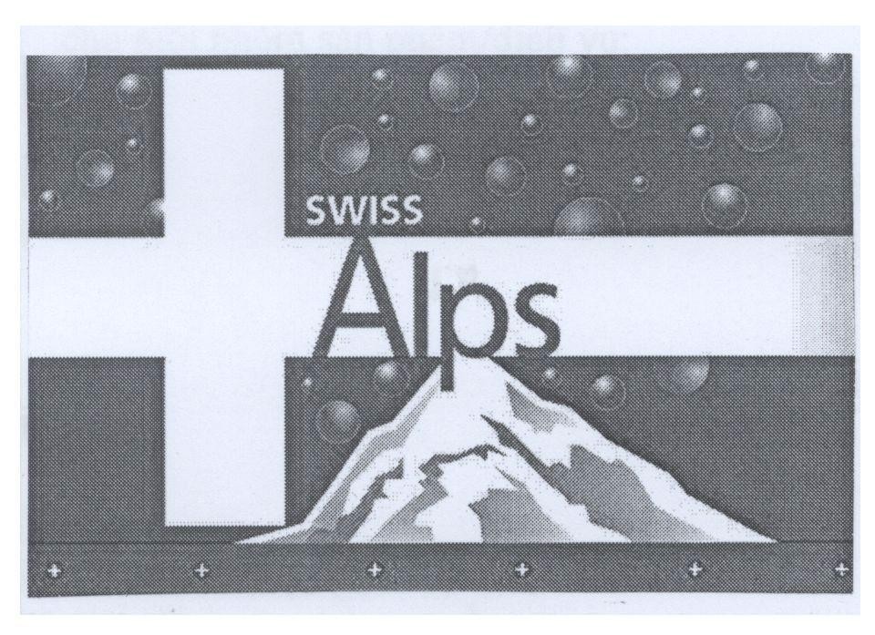 Mẫu nhãn hiệu SWISS ALPS