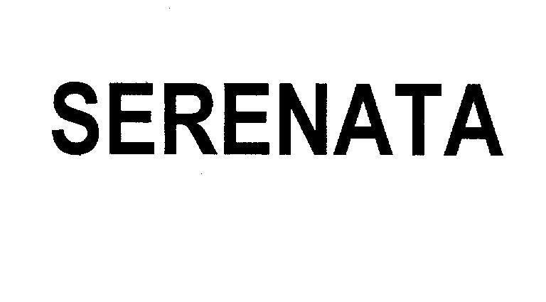 Mẫu nhãn hiệu SERENATA