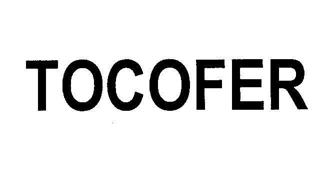 Mẫu nhãn hiệu TOCOFER