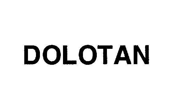 Mẫu nhãn hiệu DOLOTAN