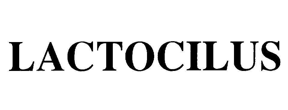 Mẫu nhãn hiệu LACTOCILUS
