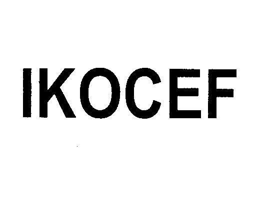 Mẫu nhãn hiệu IKOCEF