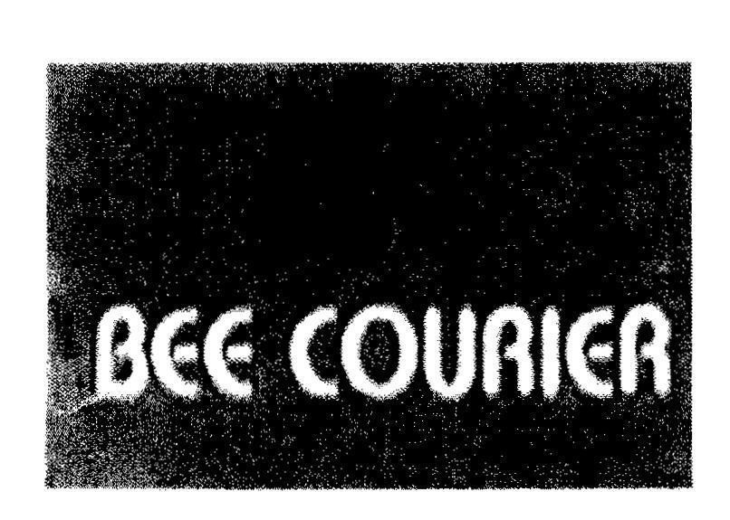 Mẫu nhãn hiệu BEE COURIER