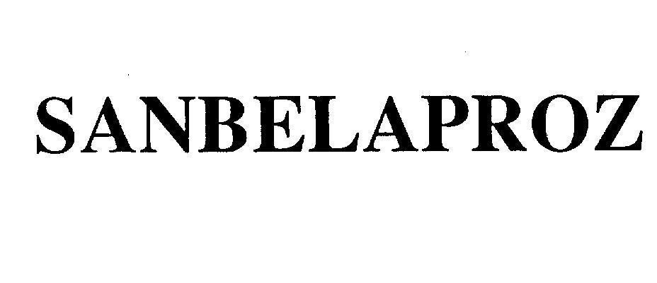 Mẫu nhãn hiệu SANBELAPROZ