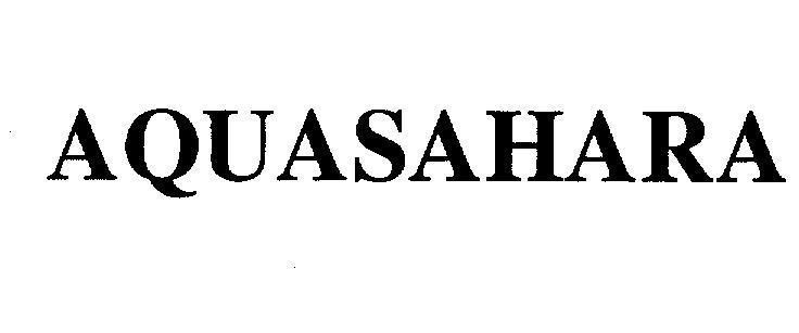 Mẫu nhãn hiệu AQUASAHARA