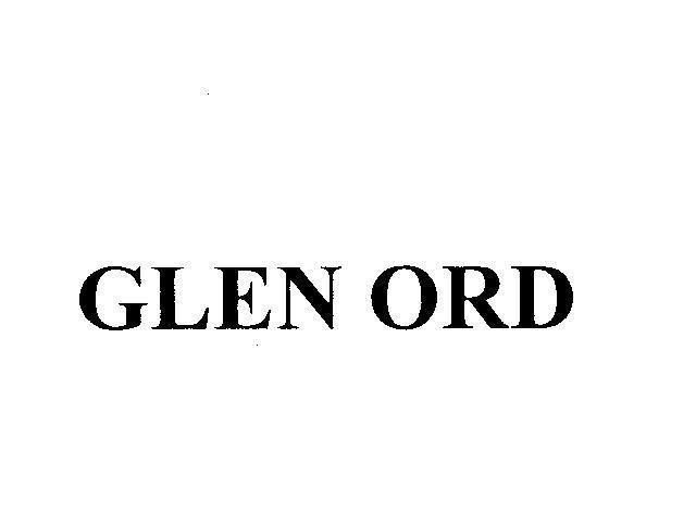Mẫu nhãn hiệu GLEN ORD