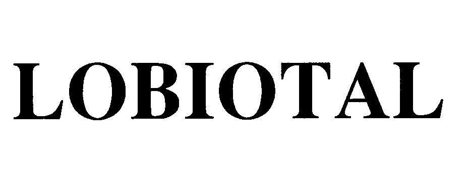 Mẫu nhãn hiệu LOBIOTAL
