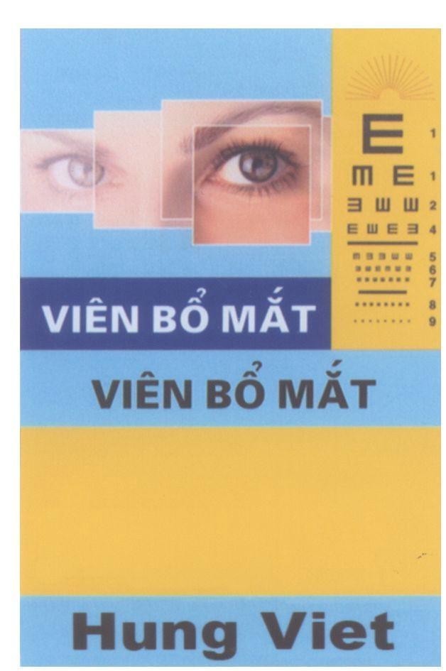 Mẫu nhãn hiệu E Viên bổ mắt HUNG VIET