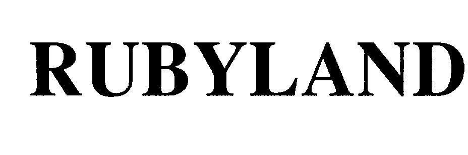 Mẫu nhãn hiệu RUBYLAND