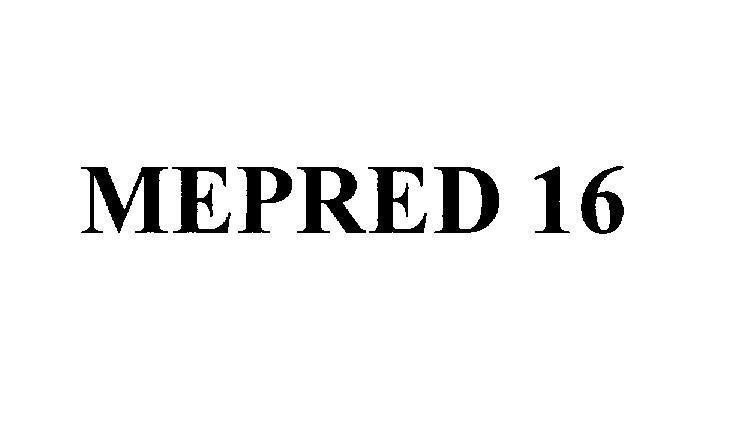 Mẫu nhãn hiệu MEPRED 16