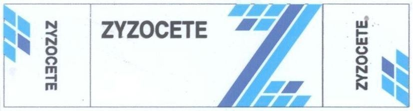 Mẫu nhãn hiệu ZYZOCETE Z