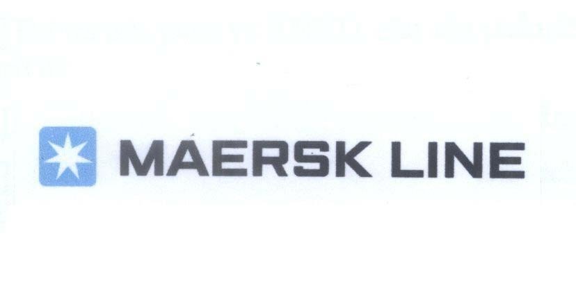 Mẫu nhãn hiệu MAERSK LINE
