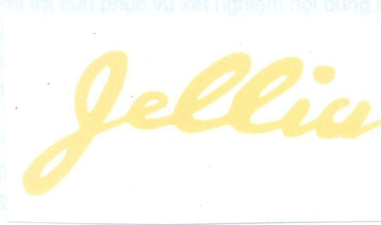 Mẫu nhãn hiệu Jellia