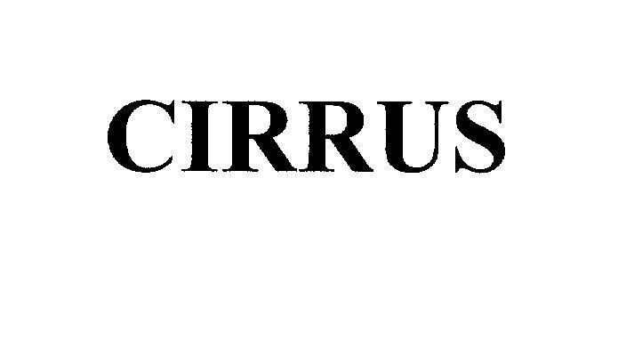 Mẫu nhãn hiệu CIRRUS