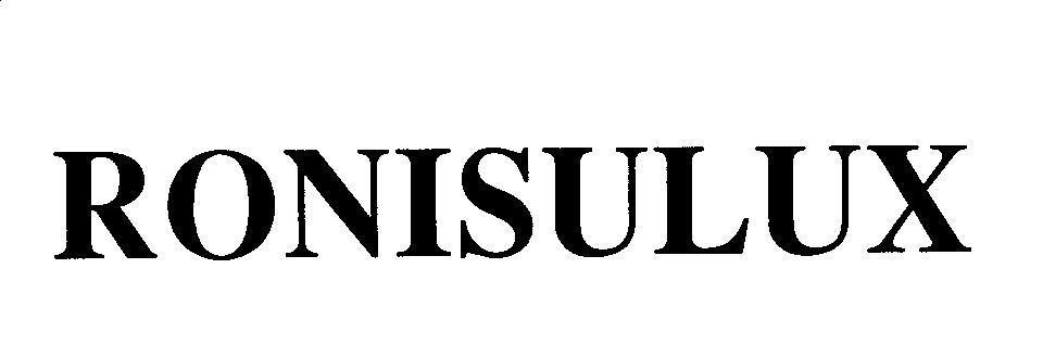 Mẫu nhãn hiệu RONISULUX