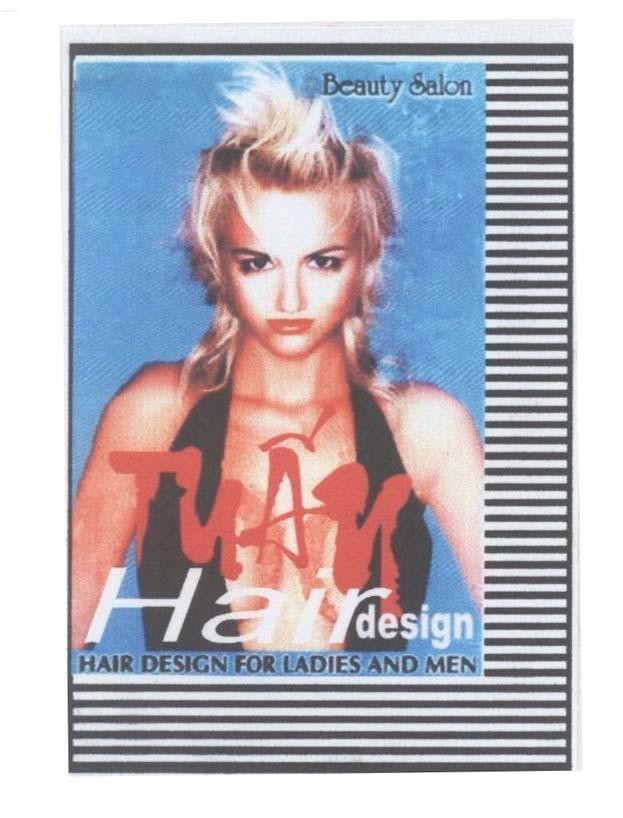 Mẫu nhãn hiệu tuấn HAIR DESIGN HAIR DESIGN FOR LADIES AND MEN