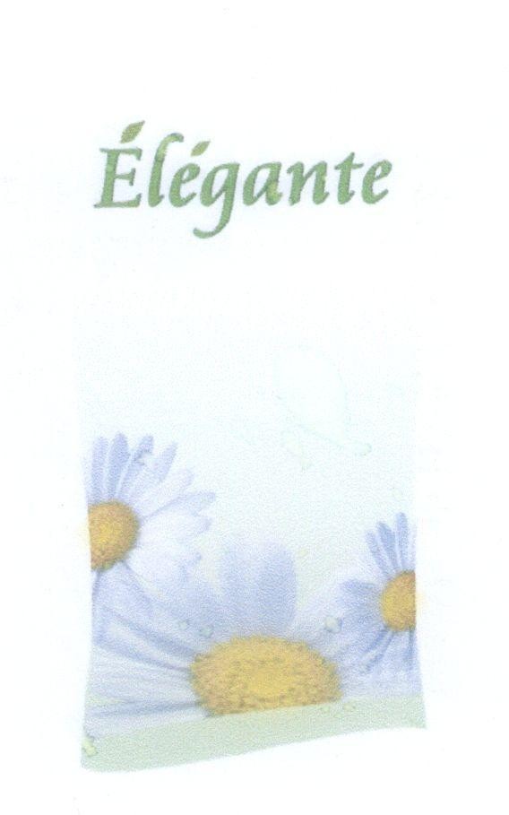 Mẫu nhãn hiệu élégante