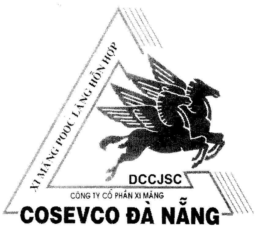 Mẫu nhãn hiệu Xi măng Pooc Lăng hỗn hợp DCCJSC Công ty cổ phần xi măng COSEVCO Đà Nẵng