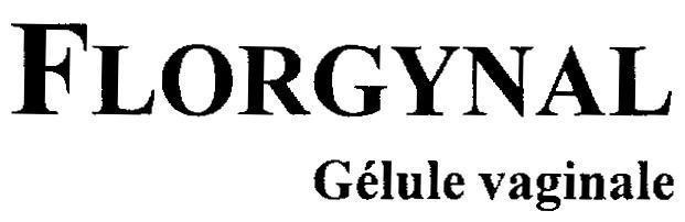 Mẫu nhãn hiệu FLORGYNAL Gélule vaginale