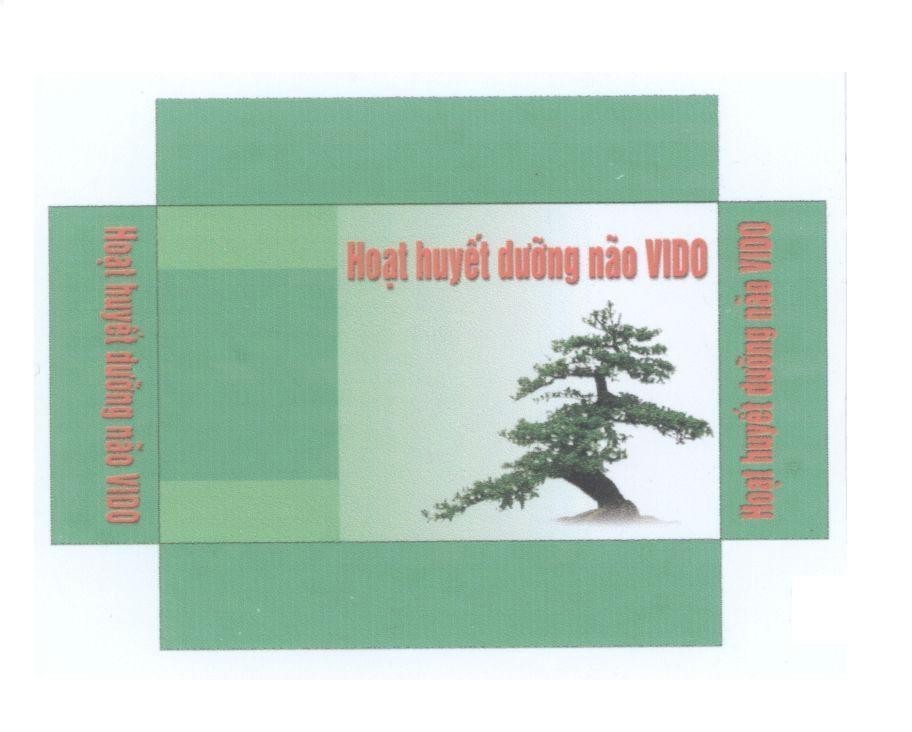 Mẫu nhãn hiệu Hoạt huyết dưỡng não VIDO