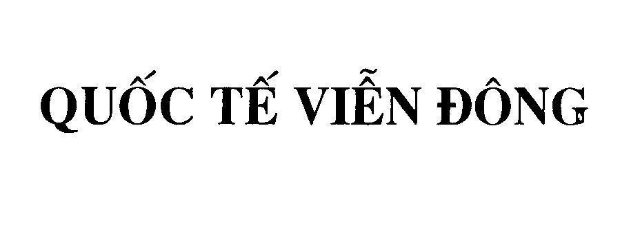 Mẫu nhãn hiệu Quốc Tế Viễn Đông