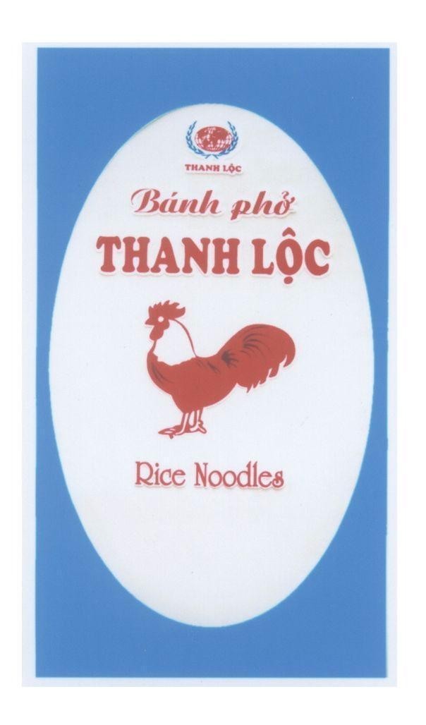 Mẫu nhãn hiệu Bánh phở Thanh Lộc RICE NOODLES