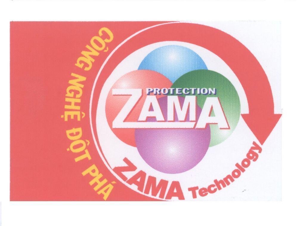 Mẫu nhãn hiệu PROTECTION ZAMA TECHNOLOGY Công Nghệ Đột Phá