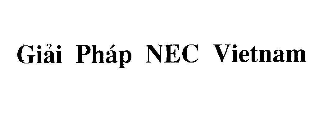 Mẫu nhãn hiệu Giải pháp NEC Vietnam