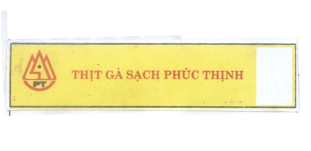 Mẫu nhãn hiệu PT Thịt gà sạch Phúc Thịnh