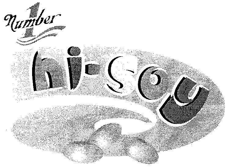 Mẫu nhãn hiệu Number 1 hi-soy hi soy