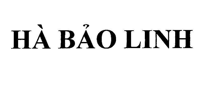 Mẫu nhãn hiệu Hà Bảo Linh