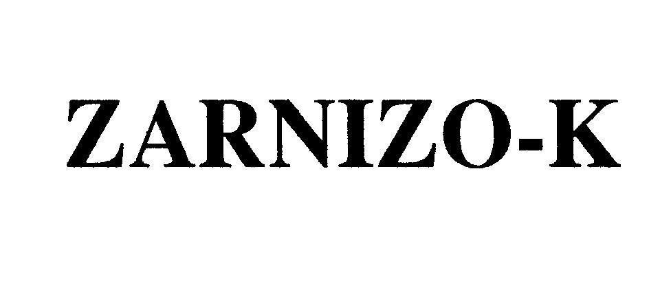 Mẫu nhãn hiệu ZARNIZO-K