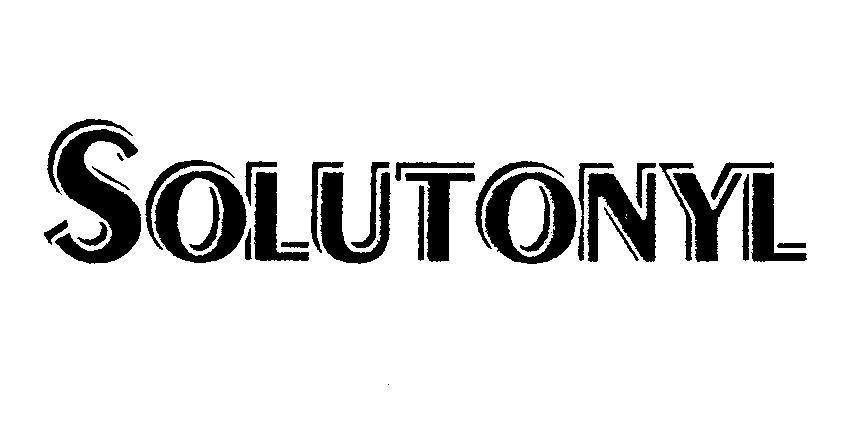 Mẫu nhãn hiệu SOLUTONYL