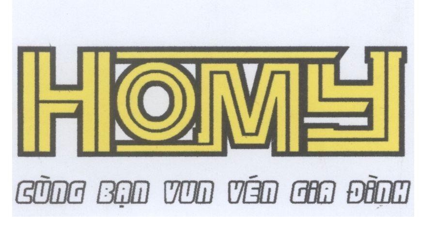 Mẫu nhãn hiệu HOMY cùng bạn vun vén gia đình