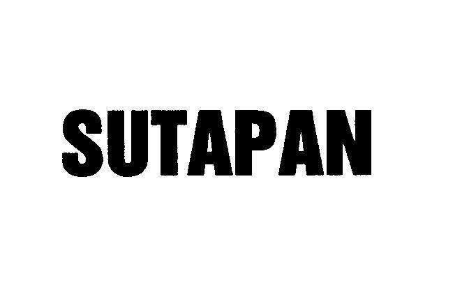 Mẫu nhãn hiệu SUTAPAN