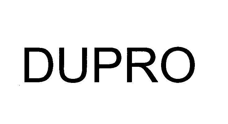 Mẫu nhãn hiệu DUPRO