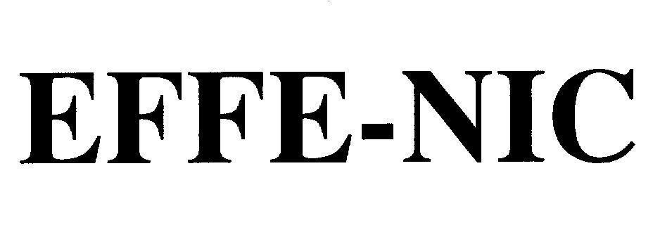 Mẫu nhãn hiệu EFFE - NIC