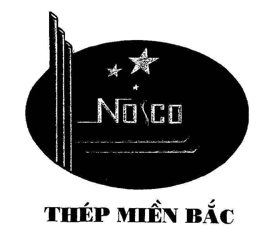 Mẫu nhãn hiệu NOSCO thép miền bắc