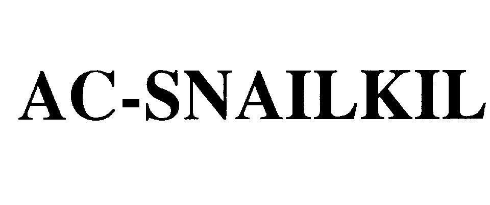Mẫu nhãn hiệu AC - SNAILKIL