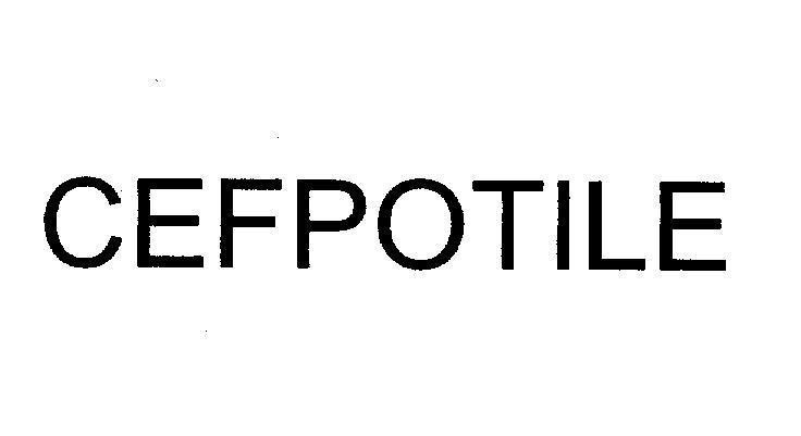 Mẫu nhãn hiệu CEFPOTILE