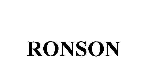Mẫu nhãn hiệu RONSON