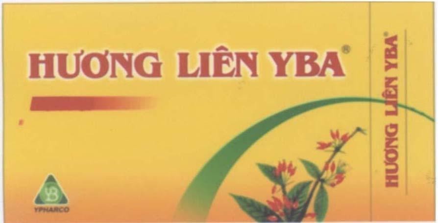 Mẫu nhãn hiệu Hương Liên YBA YB YPHARCO