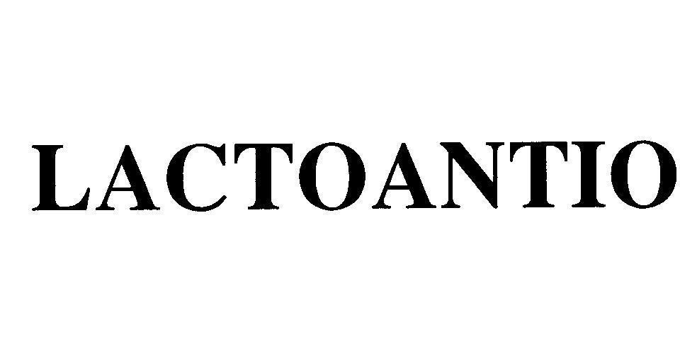 Mẫu nhãn hiệu LACTOANTIO