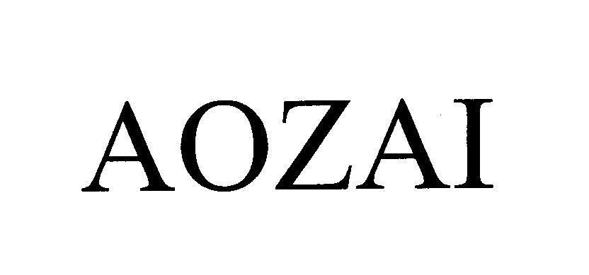 Mẫu nhãn hiệu AOZAI